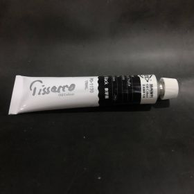 Краска масляная Pissarro для художников 170 мл Ivory black - Слоновая кость темная