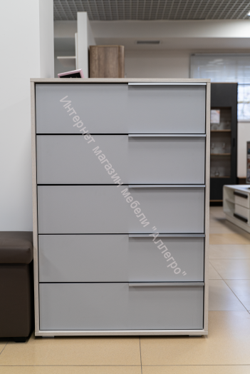 Комод 57.04 Аданте, Ясень анкор светлый/Серый