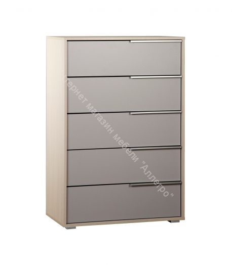 Комод 57.04 Аданте, Ясень анкор светлый/Серый