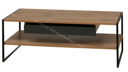 Стол журнальный 46.06 Доната, Дуб вотан/Диамант серый