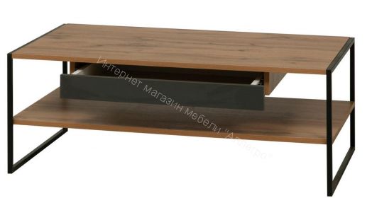 Стол журнальный 46.06 Доната, Дуб вотан/Диамант серый