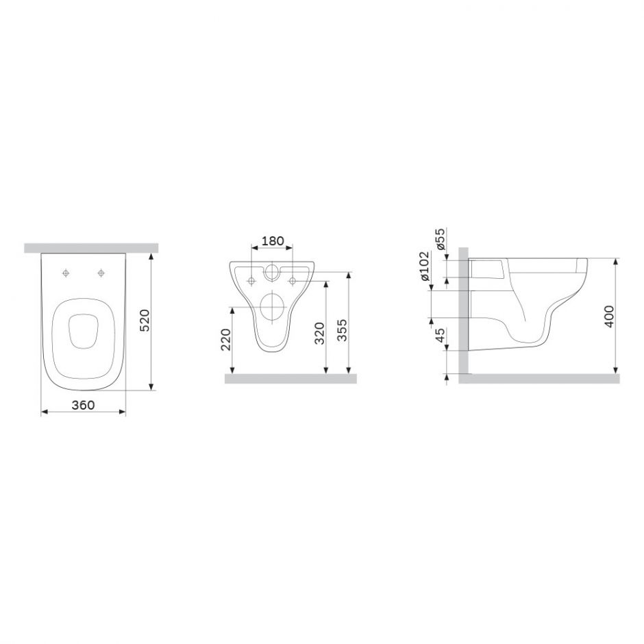 Подвесной безободковый унитаз AM.PM X-Joy S C85A1700MBSC FlashClean с сиденьем микролифт черный матовый ФОТО