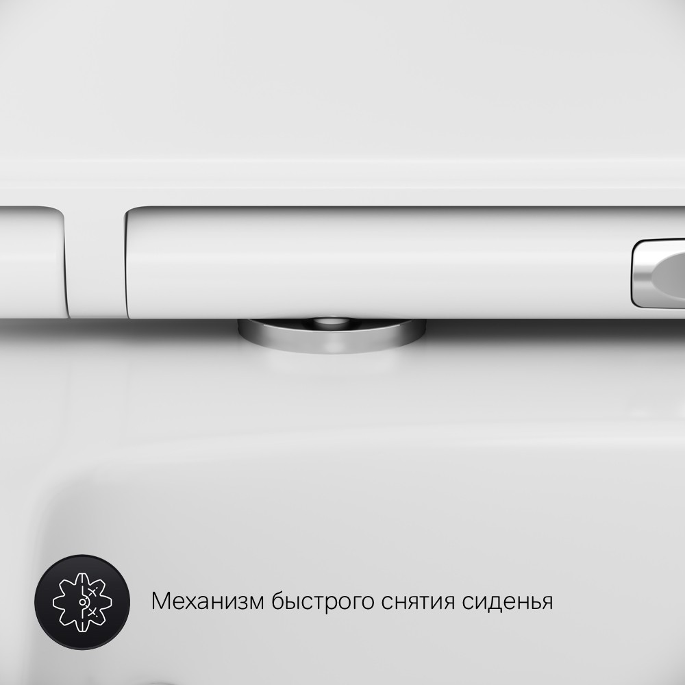 Подвесной безободковый унитаз AM.PM Inspire V2.0 FlashClean с сиденьем микролифт C50A1700SC схема 11