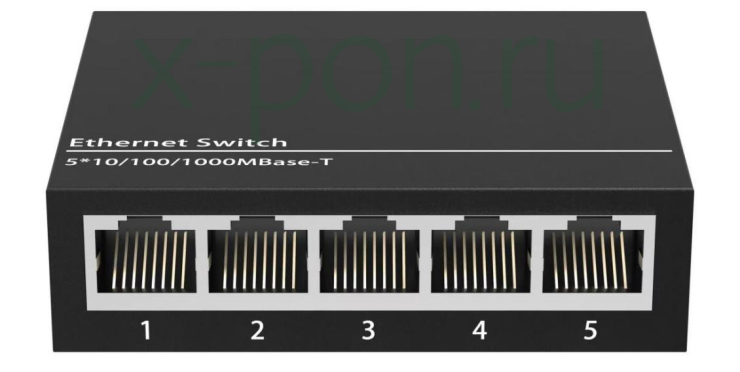 Коммутатор гигабитный 5 портовый 10/100/1000