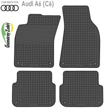 Коврики Audi A6 (C6) от 2004 - 2008 в салон резиновые Gumarny Zubri (Чехия) - 4 шт.