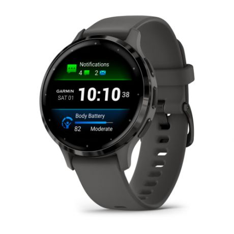 Garmin VENU 3S серый с темно-серым безелем