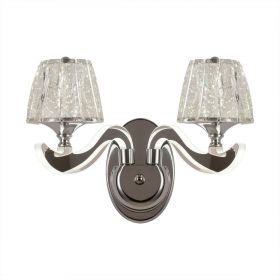 Бра Хрустальное Citilux Eletto Montserrat EL338W2 LED Хром / Ситилюкс.