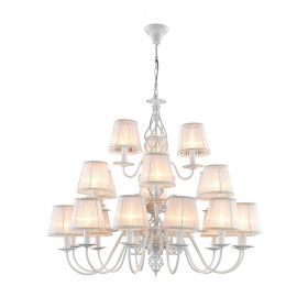 Люстра с Абажурами Citilux Ровена CL427250 Белая / Ситилюкс.