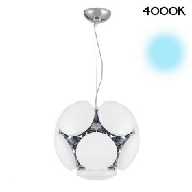 Люстра Подвесная с Диммером Citilux Тамбо CL716221Nz LED Хром / Ситилюкс.