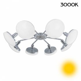 Люстра Поворотная с Диммером Citilux Тамбо CL716281Wz LED Хром / Ситилюкс.