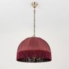 Люстра Подвесная с Бордовым Абажуром Citilux Базель CL407133 / Ситилюкс.