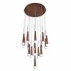 Люстра Каскадная Citilux Вегас CL227163 LED Коричневая / Ситилюкс.