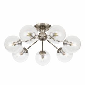 Люстра Потолочная Citilux Томми CL102171 Матовый Хром / Ситилюкс.