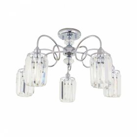 Люстра Хрустальная Citilux Синди CL330151 Хром / Ситилюкс.