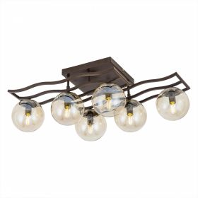 Люстра Потолочная Citilux Бриз CL106265 Венге / Ситилюкс.