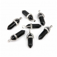 Маятник для биолокации Черный обсидиан