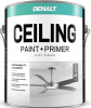 Краска для Потолков Denalt 455 Flat For Ceiling 3.7л Суперматовая, Супербелая, 2 в 1 Краска+Грунт.