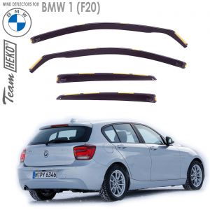 Дефлекторы ветровики BMW 1 (F20) 5D - Heko арт 11159