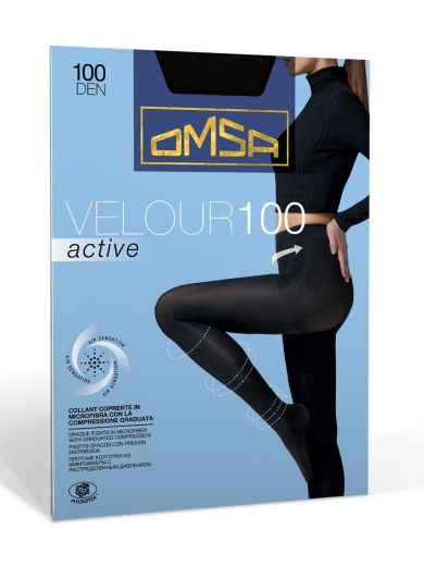 колготки OMSA Velour Active 100