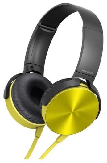 Наушники Sony MDR-XB450AP, Yellow