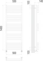 Электрический полотенцесушитель TERMINUS Сорренто П23 50х140 схема 3