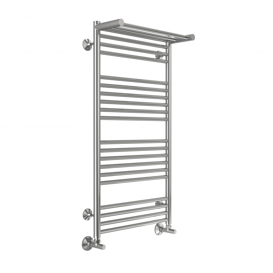 Изображение Электрический полотенцесушитель TERMINUS Аврора с полкой П20 50х100