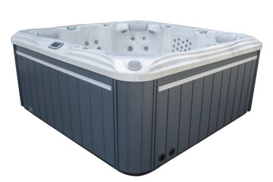 Квадратный гидромассажный СПА бассейн AquaSpas My Power 210х210 hydroplus схема 16