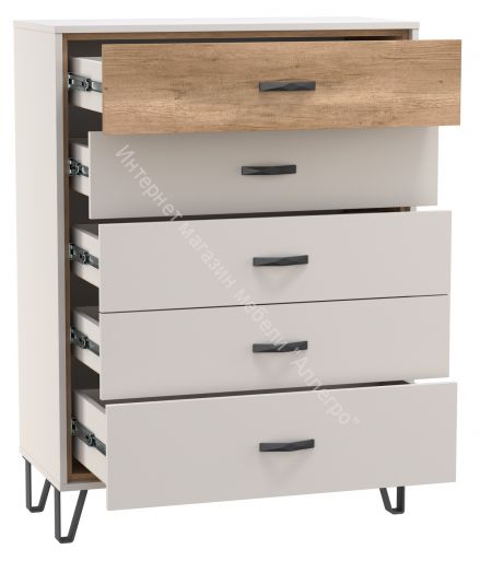 Комод 62.04 Рио, Кашемир/Дуб каньон