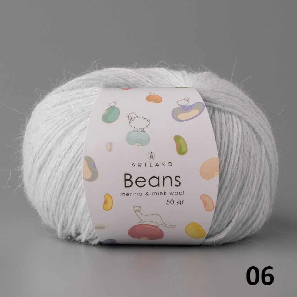 фото Пряжа Beans Artland цвет 048 темно-голубой