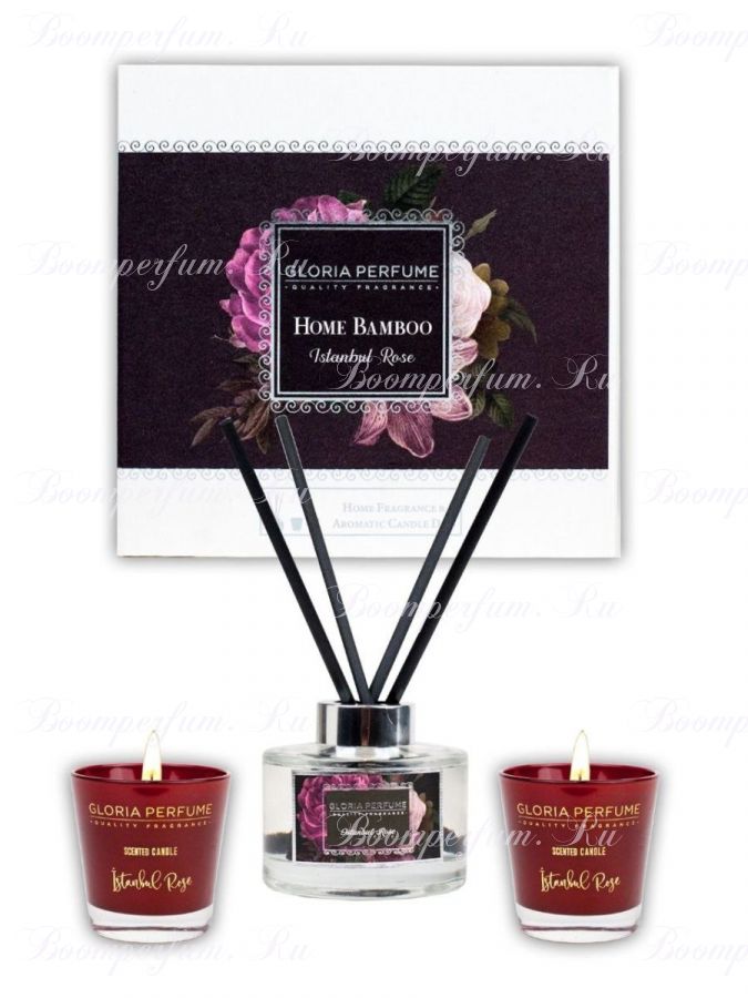 İstanbul Rose Home Fragrance & Aromatıc Candle Duo