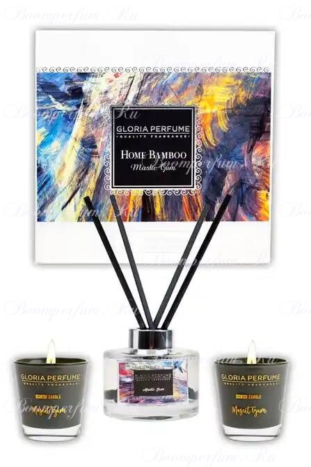 Mastic Gum Home Fragrance & Aromatıc Candle Duo