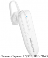 00-00038672 Bluetooth-гарнитура Borofone  белая, BC36