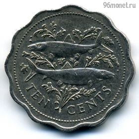 Багамские острова 10 центов 1989