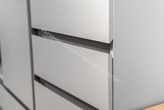 Шкаф для одежды (прихожая) 58.18 Гавана с зеркалом, Кейптаун/Серый