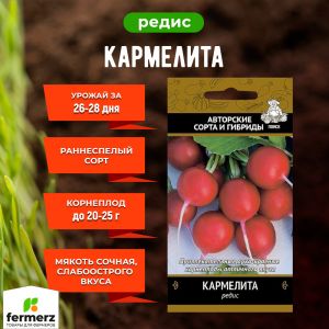 Семена Редис Кармелита 3гр.