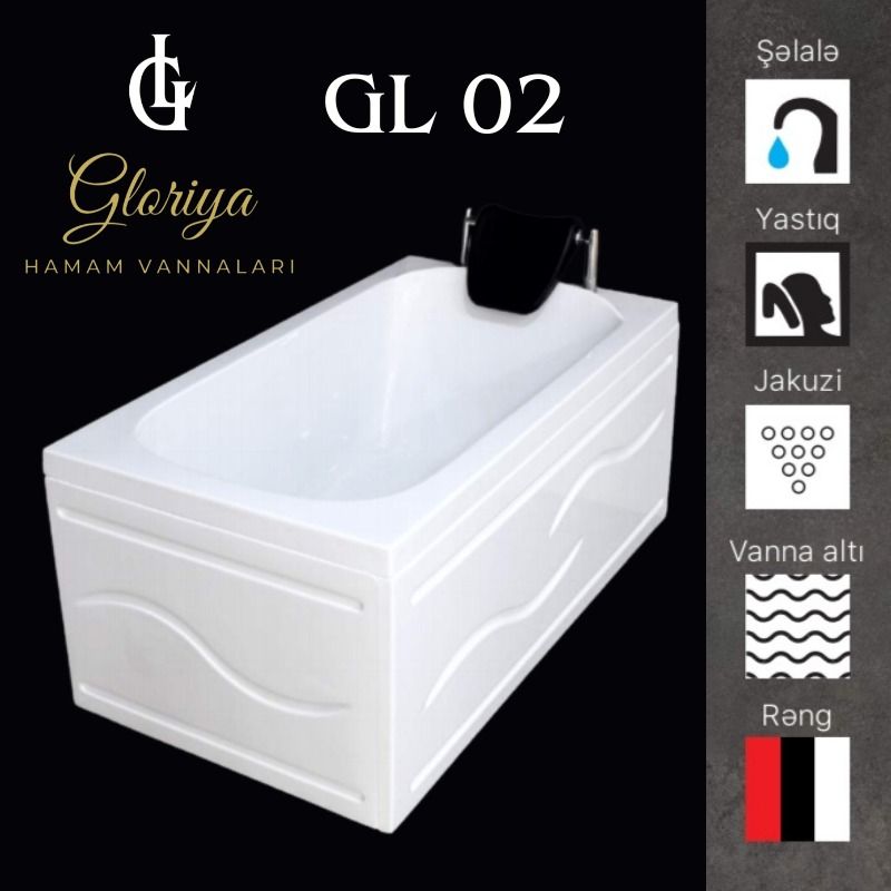 GLORİYA düz vannaları GL02 - 120*70 sm