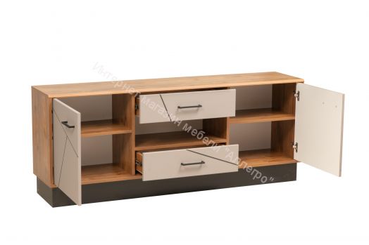 Тумба под ТВ 54.04 Гамма 1600 мм, Таксония/Грей