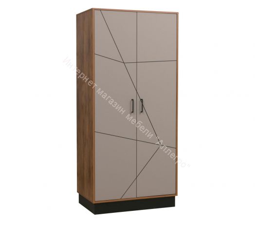 Шкаф для одежды 54.03 Гамма (2-х дв.), Таксония/Грей