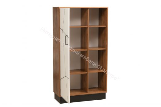 Шкаф комбинированный 54.06 Гамма, Таксония/Белый