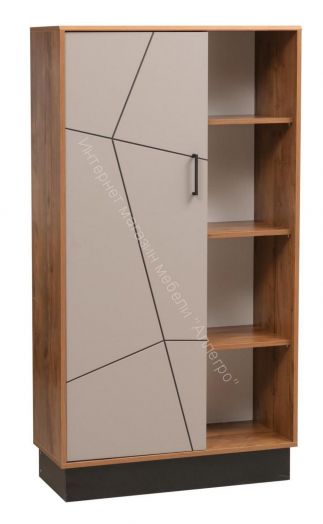 Шкаф комбинированный 54.06 Гамма, Таксония/Грей