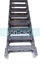 Кабель-канал гибкий 25х103 R75 открытый, усиленный TMX2500.103.75 (крепления в комплекте)