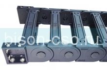 Кабель-канал гибкий 25х103 R75 открытый, усиленный TMX2500.103.75 (крепёж в комплекте)