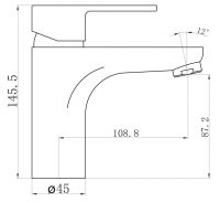 BelBagno Loyd смеситель для раковины схема 2