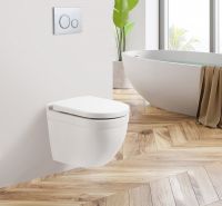 Унитаз BelBagno Senso-R безободковый подвесной BB017CHR схема 1