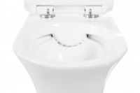 Безободковый подвесной унитаз BelBagno Ancona BB1224CHR-SM схема 3