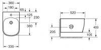 Подвесное биде BelBagno Prado BB10150BH схема 4