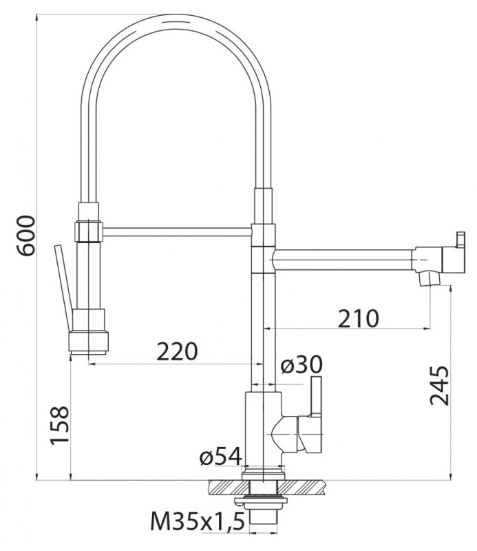 Смеситель для кухни Belbagno BB-LAM50-IN ФОТО