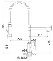 Смеситель для кухни Belbagno BB-LAM50-IN схема 5