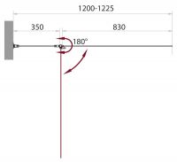 Шторка для ванной Belbagno Sela V 11 схема 3