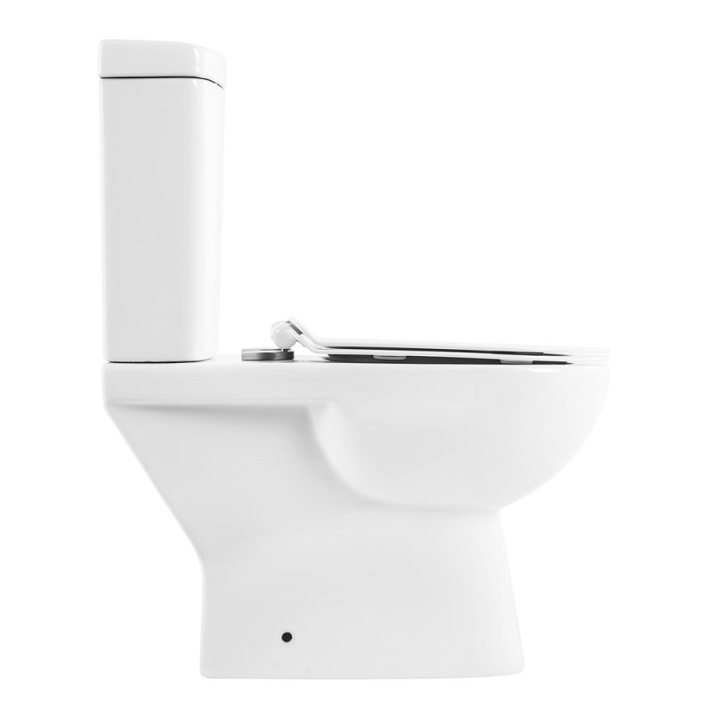 Безободковый унитаз-компакт BelBagno Ricco BB275CPR ФОТО